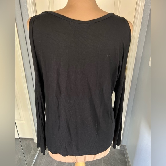 Project Social T Golden Sun Graphic Cold Shoulder T Shirt - Picture 4 of 7